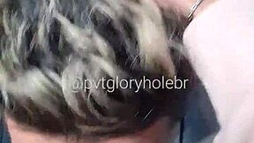 Man, sucked off a hung guy in the bathroom stall!