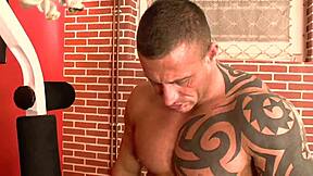 Tattooed Muscle Fuckers Go Hard in Wet Bareback - Part 4