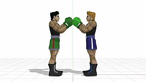 little mac gets wild in gay game action