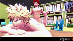 Kirishima and Bakugo Sneak Away at Prom