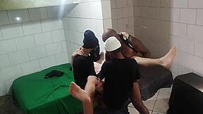 Raw orgy with friends featuring big black cock action in wild group party.