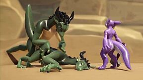 gay furry kobold party fun