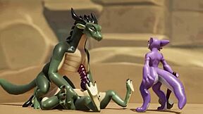 gay furry kobold party fun