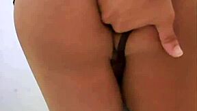 young guy exploring with fingers in his private area