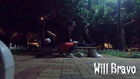 Wild Fun in the Square with a Hung Young Brazilian Twink