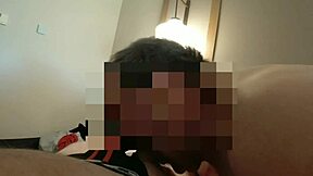 Amputee Grandpa Gets His Dick Sucked Hard