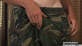 Awkward Gay Boy Jerks Off Showing Hairy Ass!
