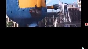 Minion Character in Wild Anime Action with Intense Anal and Handjob Scenes Unfolding.