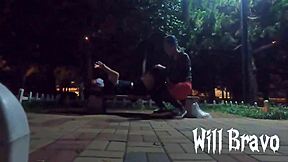 Wild Fun in the Square with a Hung Young Brazilian Twink