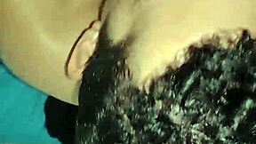 Namorado da minha amiga me dando mama gostoso. Skinny black amateur in action.