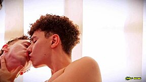 I’m with two twinks and daddy Nicco Mucci, Adrian Morelli banging Camilo Brown