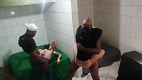 Raw orgy with friends featuring big black cock action in wild group party.