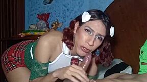 Realfemboy Update 129: Bold Amateur Crossdresser Shines in Bisexual Action on Apr 22, 2025.