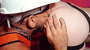 i’m fixing up this naughty guy’s ass with fetish fun