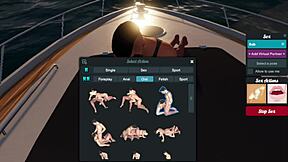 alone with bob on yacht, banging hard