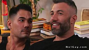 ever seen live gay deepthroating paired with raw barebacking and a messy cumshot?