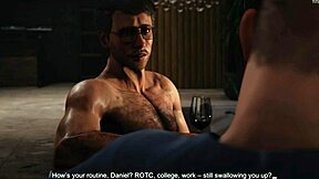 Professor visit turns into hardcore animated sex after university couple chat.
