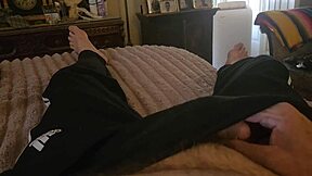 watch me stroke my uncut cock in bathroom fun