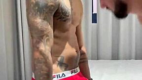 I’m flooding my friend’s mouth with hot release