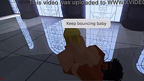 this thick futa is getting fucked hard by a massive bbc monster cock