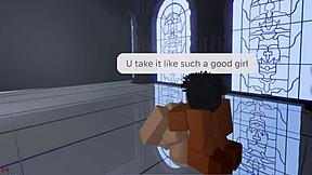 this thick futa is getting fucked hard by a massive bbc monster cock