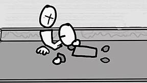 Grunt Sucks Off His Friend Hard And Raw!