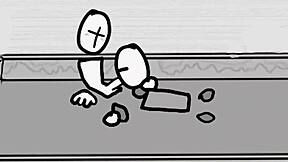 Grunt Sucks Off His Friend Hard And Raw!