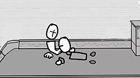 Grunt Sucks Off His Friend Hard And Raw!