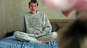 Two Cute Twinks TURN ON Big-Dick Guy