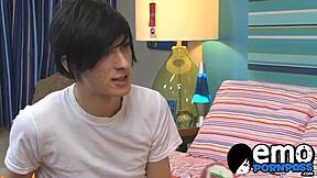 I watched emo twinks unload after brutal bedroom action