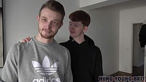 cute east londoner bangs dutch spandex on sofa