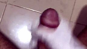 Solo Jerker Strokes Big Monster Cock in Amateur Clip
