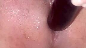 Gay Amateur Slams Eggplant Deep in Tight Anal