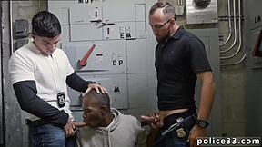 Shoplifting Turns Into Sexy Nude Black Men Group Action in Shop