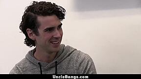 Bored Stepbrother Dared to Suck Stepbro's Dick. Loves Every Second of It!