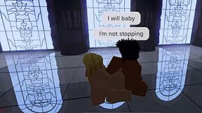 this thick futa is getting fucked hard by a massive bbc monster cock