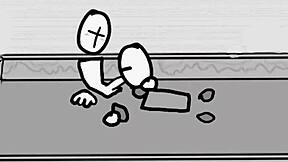 Grunt Sucks Off His Friend Hard And Raw!