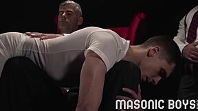 Hey boy, feel that spank from us daddies at Masonicboys?