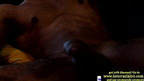 Hell Yeah! Ebony Amateur Masturbating in Hot Interracial Action!