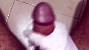 Solo Jerker Strokes Big Monster Cock in Amateur Clip