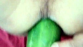 Craving massive dildos deep in tight amateur ass