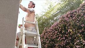 Twink Takes Raw Advantage of Handyman's Huge Boner