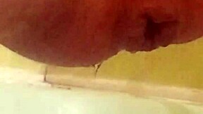 Ever tried masturbating a hemorrhoidal anus with hot water for wild pleasure?