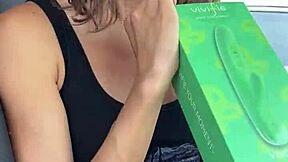 I unboxed my new Vivifie toy in the car while waiting for my date.