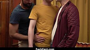 Front-Row Seat to My Handsome Brother Kissing and Touching My Sexy Stepson in a Wild Threesome - fuckcest