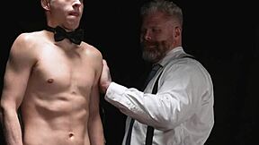 Submissive Twink Yields to Bear's Dominating Tongue in Raw Play