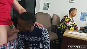 Speedo Lovers in Wild Gay 3some Holiday Ass Action