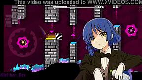 Hey, why do I think Geometry Dash is kinda fading out in part one?