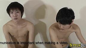 Japanese Twink Rimming in HARDCORE Amateur Cumshot Action, WOW!