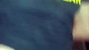 Night security guards bareback ass fucking outdoors in Brazilian public work spot